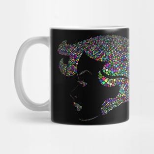 Rainbow Heart Profile Mug